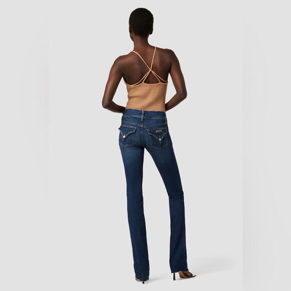 Hudson Jeans Blue Low-Rise Baby Bootcut Leg $195 retail sz 26 Boho Western - Picture 1 of 16